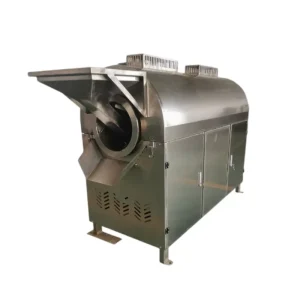 Small Nut Roaster Machine for Cocoa Hazelnut Almond Pine Nut Peanut Cacao Bean Bakery Application Core Motor Component