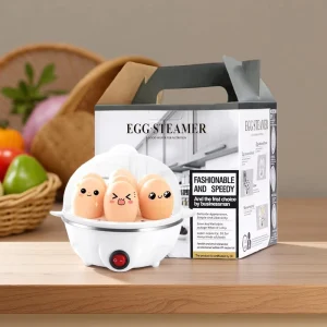 Small Plastic Household Electric Egg Cooker Steamer Automatic Multifunctional Breakfast Machine Dormitory Use Egg Boilers