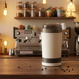 Small Portable Design Commercial Quality Electric Burr Coffee Grinder for Personal Use