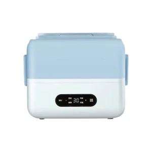 Small Portable Multifunctional Electronic Steaming Lunch Box with Cutlery 304 Stainless Steel Insulated Lunch Box