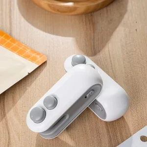 Small Rechargeable Portable Sealer Hand-Press Food Sealing Device for Home Vacuum Fresh Keeping