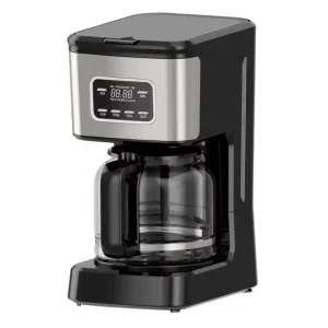 Small Semi Automatic Factory Direct Selling Programmable Drip Coffee Maker with Stainless Steel Decoration for Home Use