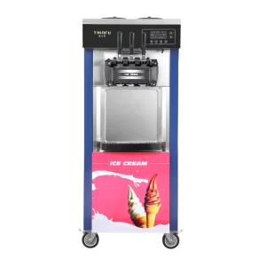 Small Soft Automated Ice Cream Machine Maker Snow Ice Cream Rolls Making Machine