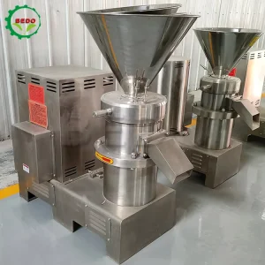 Small Stainless Steel Shea Sesame Beans Tomato Chili Sauce Peanut Butter Making Machine Nut Grinder Colloid Mill Maker