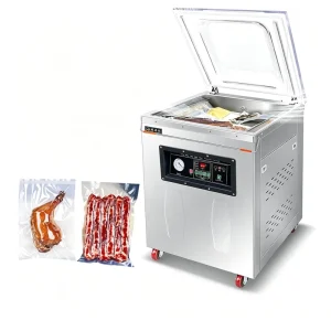 Small Vacuum Sealer for Cooked Food Meat Sausage Ready Meals Packaging Machine