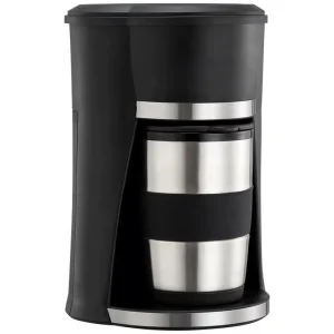 Small capacity mini design k cup brewing coffee machine with oversize travel mug