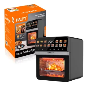 Smart 12L Air Fryer Toaster Oven Small Kitchen Dual Heating with Up and Down Feature Built-in Digital Double Basket