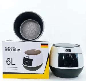 Smart 6L Large Capacity Automatic Rice Cooker Multi-Function Reservation Plastic Housing Measuring Cup Household Rice Cooker