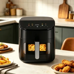 Smart Air Fryer 6.5L Digital Fryer Air Fryer Oven with Visible Window