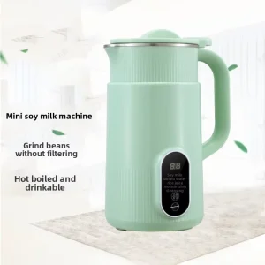 Smart Automatic Household Soybean Milk Maker Machine 800ml Stainless Steel Touchpad Control Instant Cold Hot Milk Option Energy