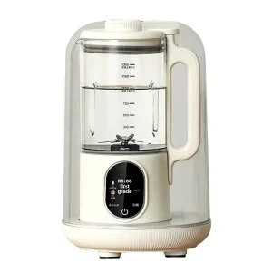 Smart Color Screen Cooking Blender with 24H Timer Quiet Soundproof Soybean Milk Machine with 1.5L Large Capacity for Home Use