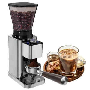 Smart Conical Burr Coffee Bean Grinder 110 V 220V 52 58 mm Home Use Commercial Espresso Coffee Grinder Machine