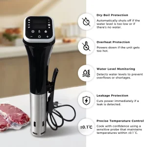 Smart Control APP Kitchen Appliances Accurate Control Vacuum Food Cooker Slow Cooker Electric Sous Vide