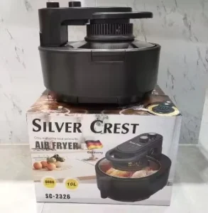 Smart Deep Fryer OEM Electric Oven Digital Round Electric Deep Fryer Clear Glass Pot Hot Air Fryer
