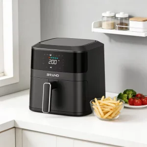 Smart Digital Air Fryer 4.5L Household Large Capacity Electric Oven Customized Color French Fry Machine Visual Fryer