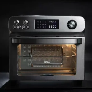 Smart Digital Control OEM ODM Large Capacity 24L Square Manual Stainless Steel Chips Air Fryer Electric Oven