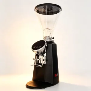 Smart Digital Touch Screen Coffee Grinder 800W High Power Adjustable Timing Espresso Mill for Professional Baristas
