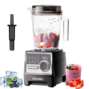 Smart Display Electric Household Push Button Blender 1500W 2.6L Capacity High Speed Grinder Food Processor Mixer 6 Blades Class