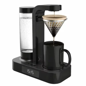 Smart Electric Automatic Pour Coffee Maker Digital Temperature Control Programmable Drip Brewer Stainless Steel Home Hotel Use