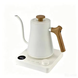 Smart Electric Kettle Coffee Kitchen Accessories Easy Pouring Smooth Switch CE & CB Certified 1L Capacity Digital Temp Display