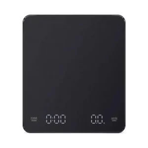 Smart Electronic 3kg Black Customized Logo Kitchen Coffee Scale With Timer Coffee Tools Coffee Bean Scale