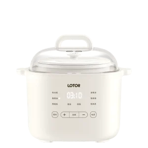 Smart Family Size Electric Stew Soup Pot 5 Liner Crock Pot with Plastic Outer Pot for Household Use