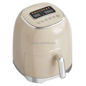 Smart Green Power Energy Saving Household Hot Oil Free Digital Glass Bowl Clear Transparent Air Fryer Electric 6.5 7L 8L
