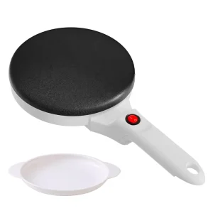 Smart Home Electric French Crepe Maker Aluminum Body Non Stick Coating Auto Thermostat Control Energy Saver Easy Cleaning Hotel