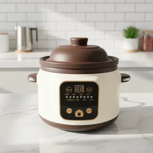 Smart Household Electric Ceramic Stew Pot Slow Cooker for Sous Vide Cooking