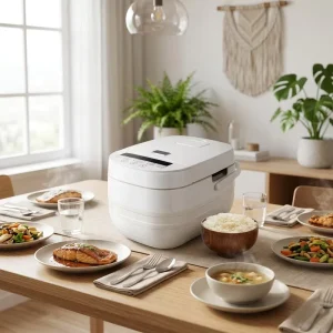 Smart IH Induction Rice Cooker with Digital Display 24 Hours Preset Function Factory