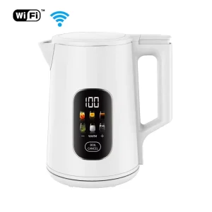 Smart Kettle with Wi Fi & Voice Activated Electric Tea Kettle with Temperature Control Smart Water Boiler for Tea Coffee & Boil