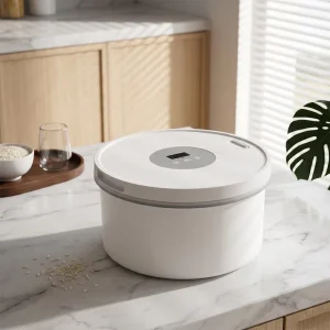 Smart LED Display Durable Eco Friendly Stainless Steel Airtight Waterproof Vacuum Classic Food Storage Container 6L Capacity