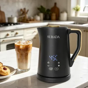 Smart Milk Frother Machine Touch Digital Display Large Volume Milk Foam Maker for Cafe Household Coffee Drinks