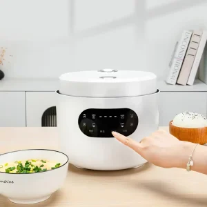 Smart Multi-Function 3L White Non-Stick Digital Electric Rice Cooker with Aluminum Lid Gift Box Packaging and 1 Year Warranty