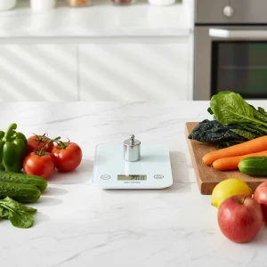 Smart Nutrition Digital Kitchen Scale Weight Measuring Nutritional Calculator 5kg Capacity 1g Accuracy Plastic+Glass Battery OEM