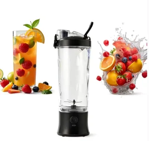 Smart Personal Travel Wireless USB Personal Blender Portable Mini Juicer Self Cleaning 10 Blades Automatic