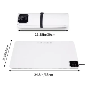 Smart Portable Electric Warming Tray Outdoor Household Use Coil Heating Plate 4 Burners Touch Control Food Warmer Buffet Chauffe