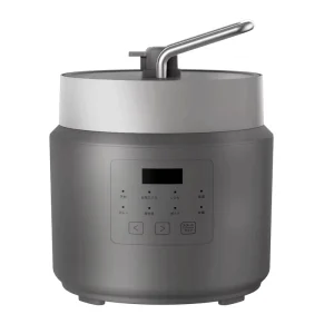 Smart Portable Household Mini Rice Cooker Measuring Cup Underpan Heating 70 KPa Pressure 2L Nonstick Inner Pot Digital Timer