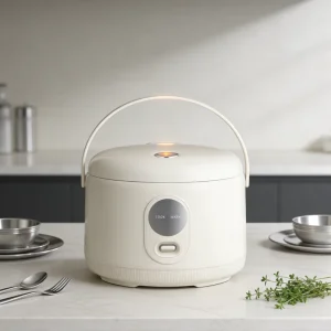 Smart Portable Plastic Rice Cooker Paddle Measuring Cup Non-Stick Multi-Purpose 24 Hours Reservation One Touch Disassembly