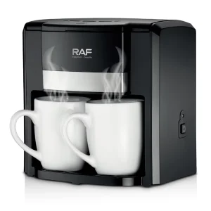 Smart Reusable Filter Coffee Makers Moka Expresso Machine Double Cup Electric Drip Coffee Maker