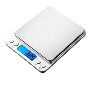 Smart Scale Multifunctional Food Scale 5kg/01G White Stainless Steel Digital Weighing Kitchen Scale