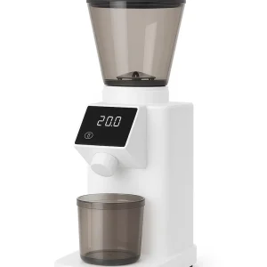Smart Small Automatic 220V Electric Coffee Grinder with Conical Burr & Touch Screen for Home Use Small Business Use