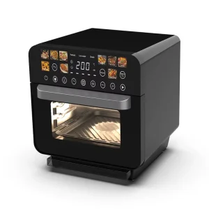 Smart Steam Oven Air Fryer 12L Large Capacity NTC Control Digital Touch Screen Touch Panel Clear Visual Cooking Window