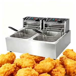 Smart Temperature Control Deep Fryer Energy Efficient Electric Fryer Compact Deep Fryer for Street Food
