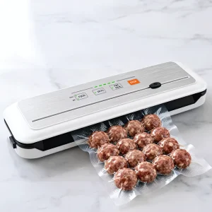 Smart Touch Button Kitchen Vacuum Food Sealers for Food Freshness Storage with Dry Moist Food Modes Sous Vide Food Saver