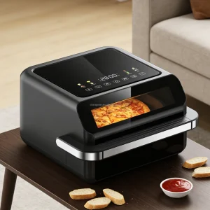 Smokeless Air Fryer Oven Large Capacity Smart Touch Control Home Commercial Healthy Baking Grilling Electric Oven