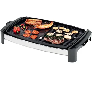Smokeless Indoor Electric BBQ Grill Non Stick Electric Skillet Griddle with Adjustable Temp Portable Korean BBQ Cooktop