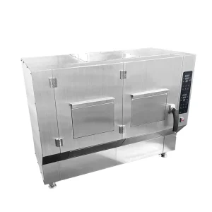 Smokeless Intelligent Auto Dispensing Enclosed Fryer 50 Preset Cooking Programs Smoke Purification System