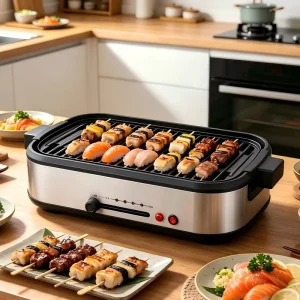 Smokeless Japanese BBQ Grill Smokeless Tabletop Korean BBQ Grill Indoor Smokeless Grill and Griddle