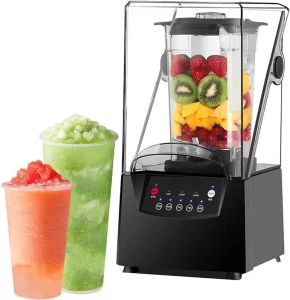 Smoothie Blender 2200W Electric Smoothie Maker Silent Anti Noise Ice Blender 2000mL Capacity High Productivity for Home